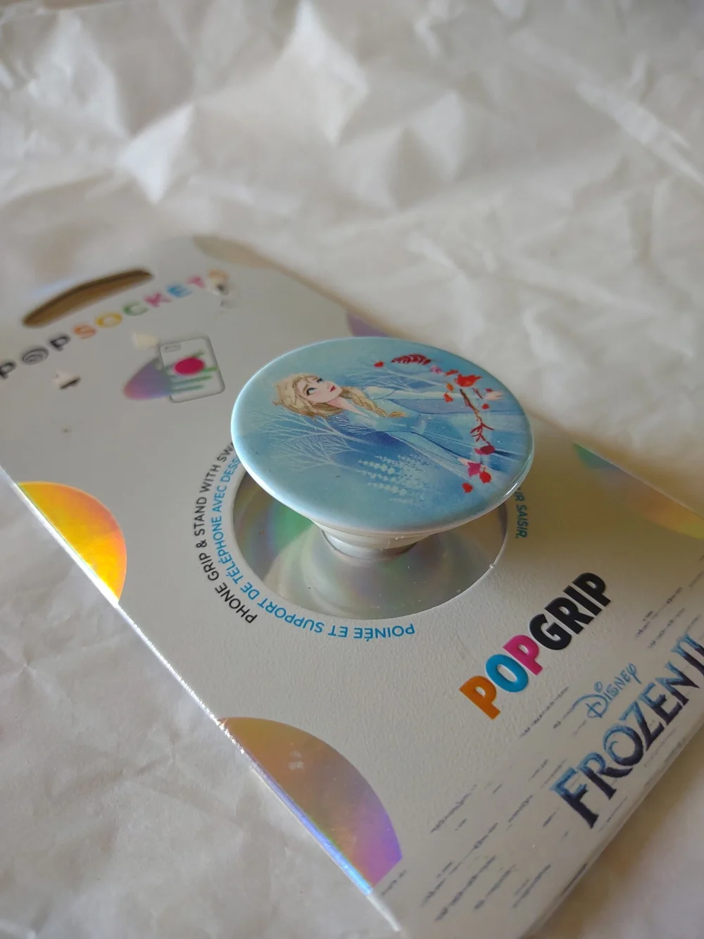 PopSockets POPGRIP Disney Frozen II Elsa Phone Grip - Blue